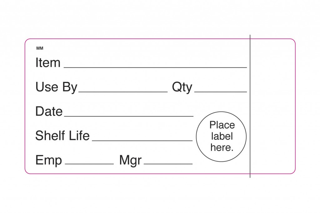 Removable Shelf Life Labels 4x2"